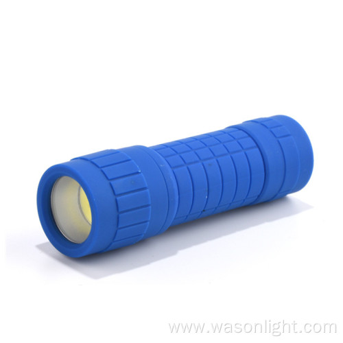 Mini Promotion Cheap Cob Abs Plastic Colorful Led Portable Small Sun Light Bright Flashlight Torch